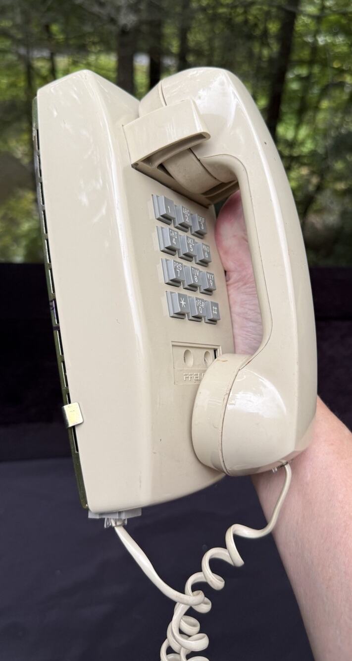 Vintage 1980’s Premier #255444 Push Button Wall Telephone Excellent!